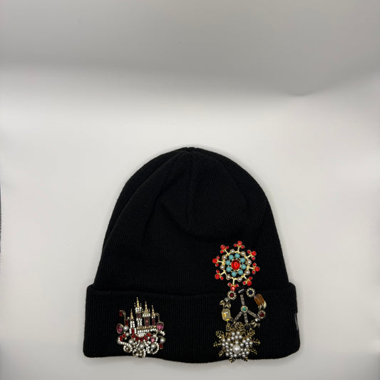 Embellished Beanie Hat